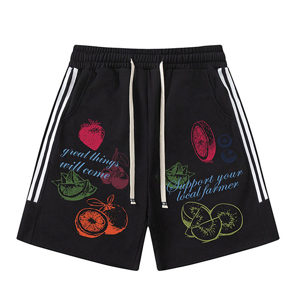 Variety Fruits Pattern Lettering 3Color 1/2 Casual Pants (0754)